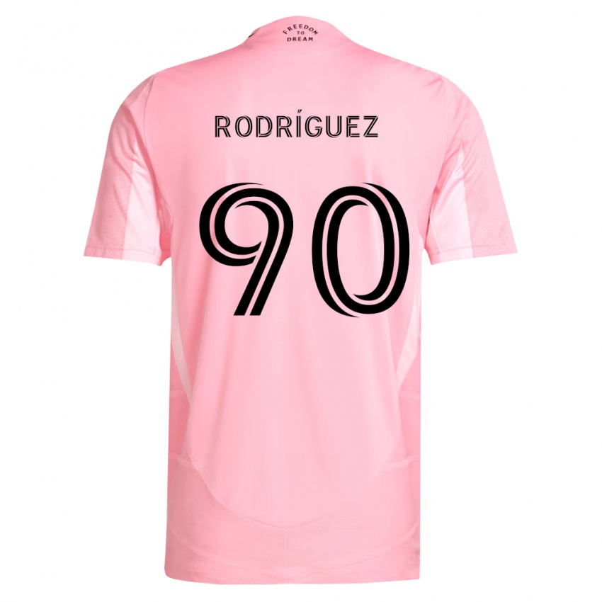 גברים Mark Rodríguez #90 ורוד שחור ג'רזי ביתית 2026/27 חולצה קצרה