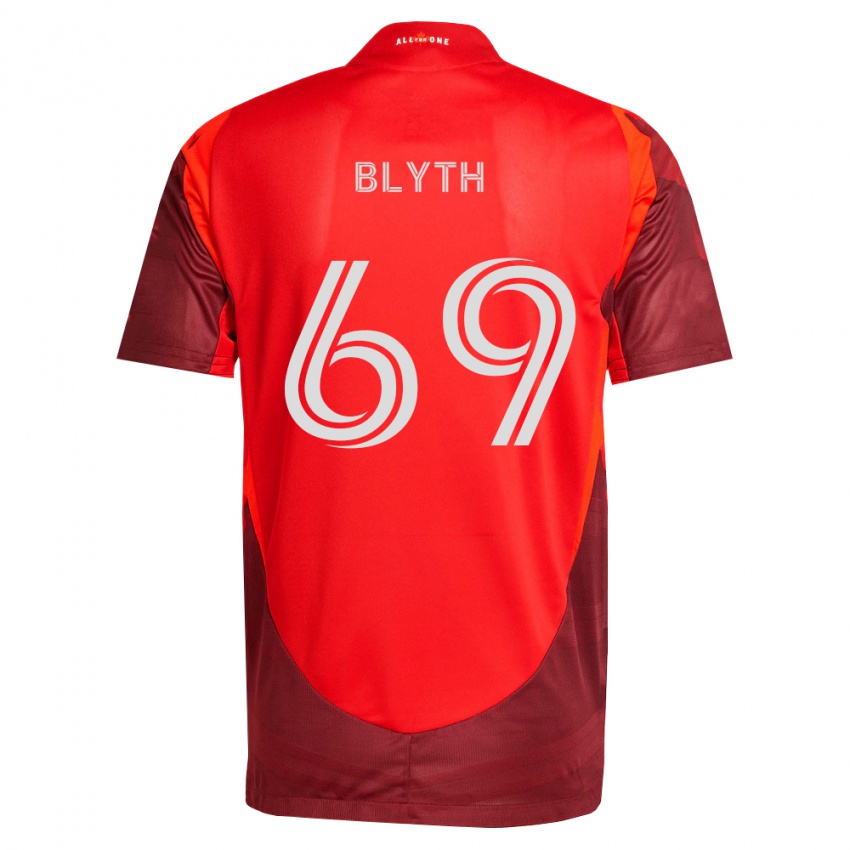 גברים Tristan Blyth #69 בורדו אדום ג'רזי ביתית 2026/27 חולצה קצרה