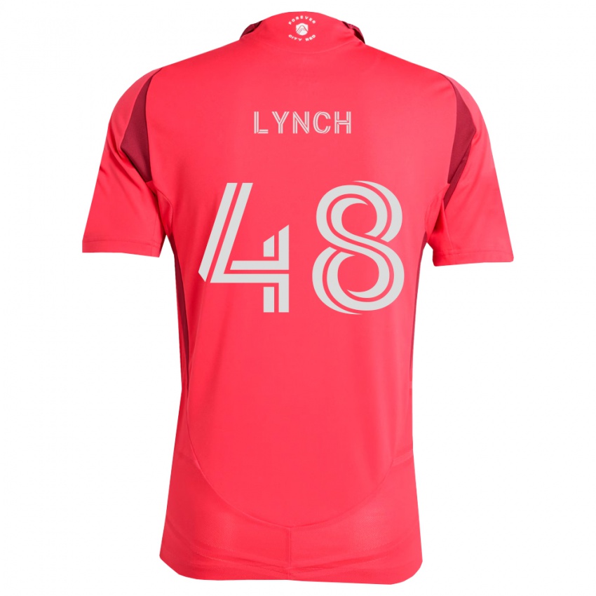 גברים Riley Lynch #48 מג'נטה לבן ג'רזי ביתית 2026/27 חולצה קצרה