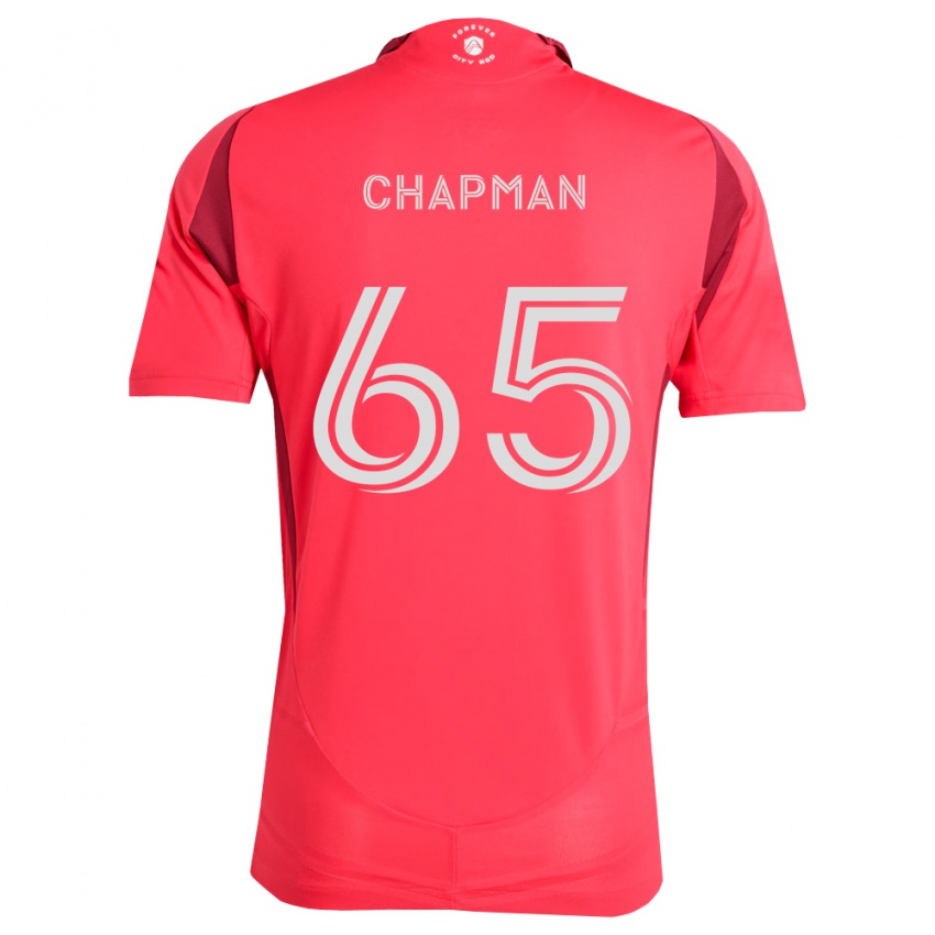 גברים Owen Chapman #65 מג'נטה לבן ג'רזי ביתית 2026/27 חולצה קצרה