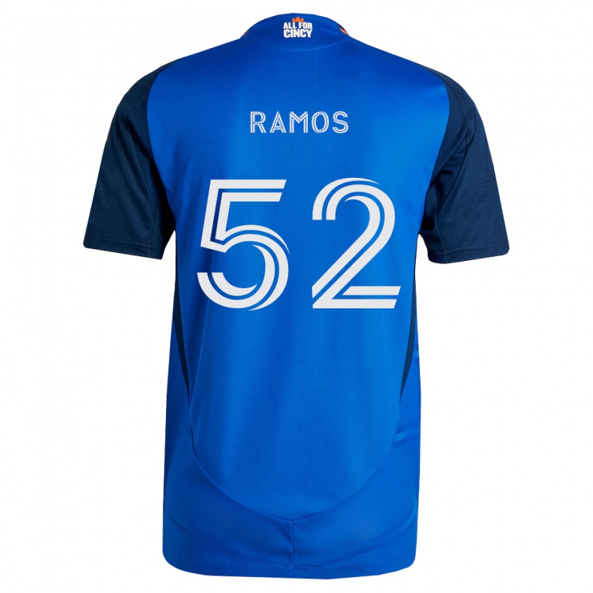 גברים Yair Ramos #52 כחול מלכותי כתום ג'רזי ביתית 2026/27 חולצה קצרה