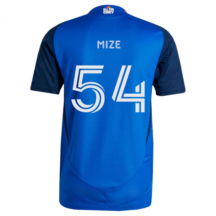 גברים Jack Mize #54 כחול מלכותי כתום ג'רזי ביתית 2026/27 חולצה קצרה
