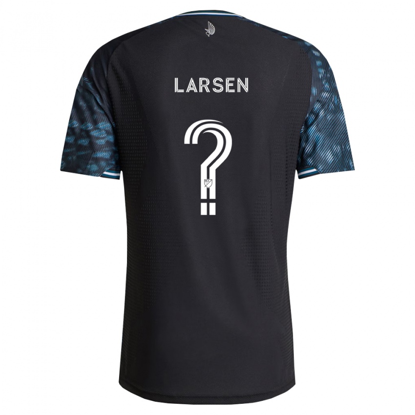 גברים Lars Larsen #0 שחור לבן ג'רזי ביתית 2026/27 חולצה קצרה