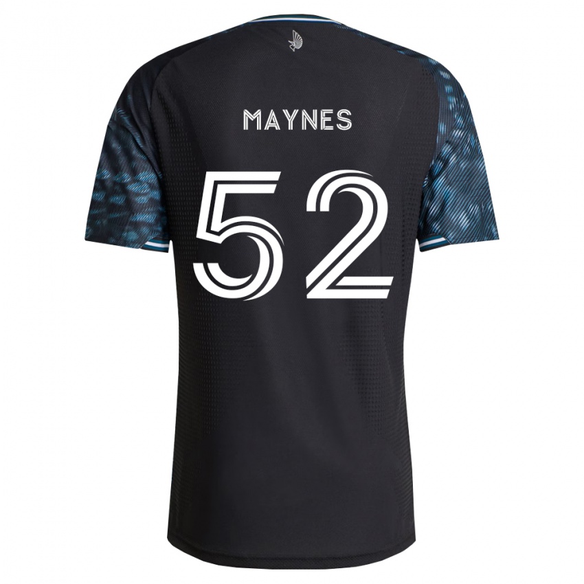 גברים Sullivan Maynes #52 שחור לבן ג'רזי ביתית 2026/27 חולצה קצרה