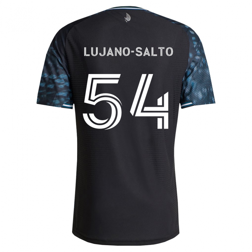 גברים Ramon Lujano-Salto #54 שחור לבן ג'רזי ביתית 2026/27 חולצה קצרה