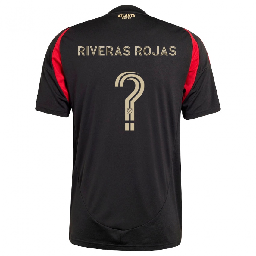 גברים Gonzalo Riveras Rojas #0 שחור אדום ג'רזי ביתית 2026/27 חולצה קצרה