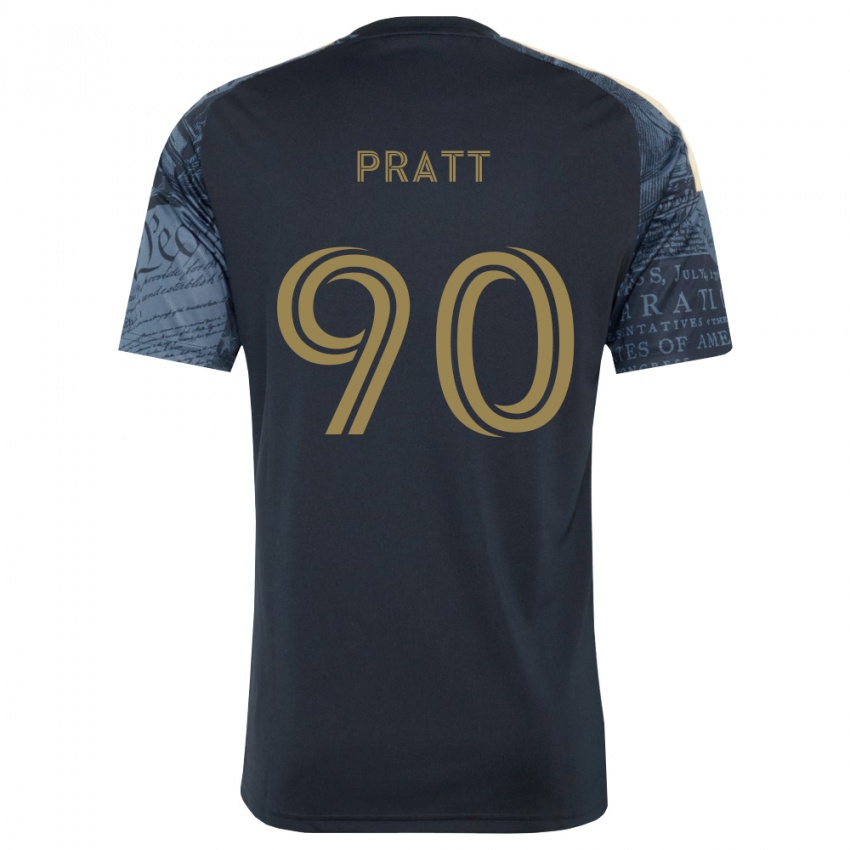 גברים Oliver Pratt #90 כחול צי חום ג'רזי ביתית 2026/27 חולצה קצרה