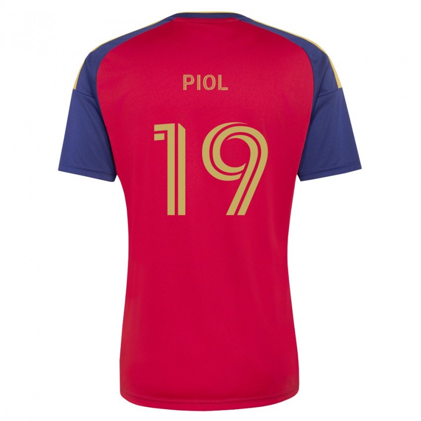 גברים Ariath Piol #19 כחול מלכותי חום אדום ג'רזי ביתית 2026/27 חולצה קצרה