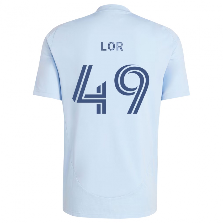 גברים Troy Lor #49 כחול בהיר אפור בהיר ג'רזי ביתית 2026/27 חולצה קצרה