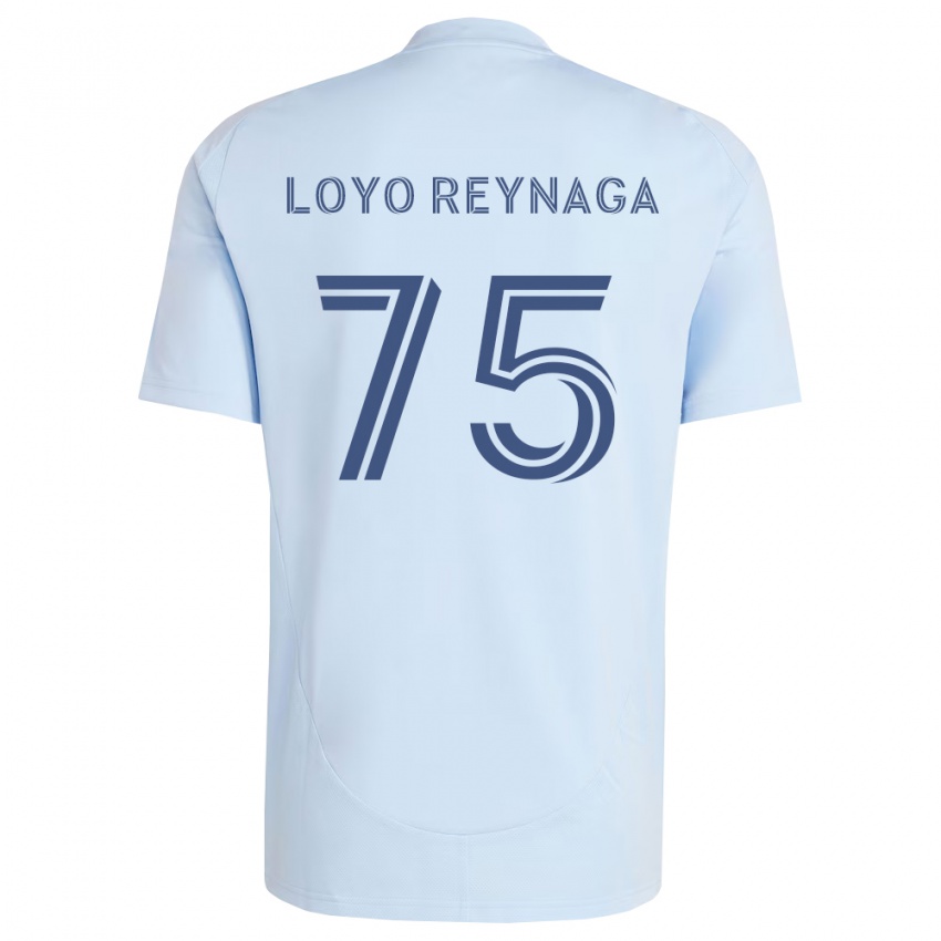 גברים Zamir Loyo Reynaga #75 כחול בהיר אפור בהיר ג'רזי ביתית 2026/27 חולצה קצרה