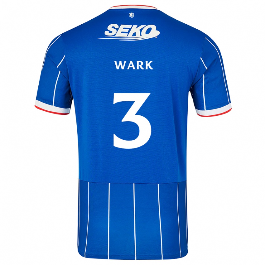 גברים Lyle Wark #3 אדום כחול לבן ג'רזי ביתית 2026/27 חולצה קצרה