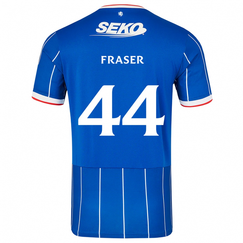 גברים Robbie Fraser #44 אדום כחול לבן ג'רזי ביתית 2026/27 חולצה קצרה
