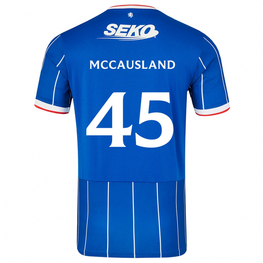 גברים Ross Mccausland #45 אדום כחול לבן ג'רזי ביתית 2026/27 חולצה קצרה
