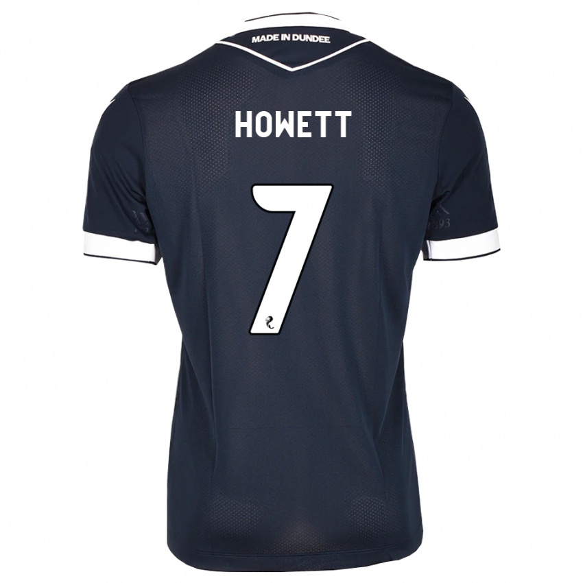 גברים Leo Howett #7 כחול חצות לבן ג'רזי ביתית 2026/27 חולצה קצרה