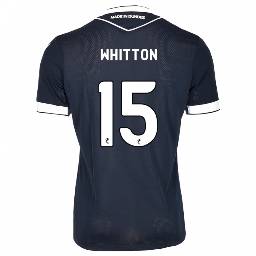 גברים Jamie Whitton #15 כחול חצות לבן ג'רזי ביתית 2026/27 חולצה קצרה
