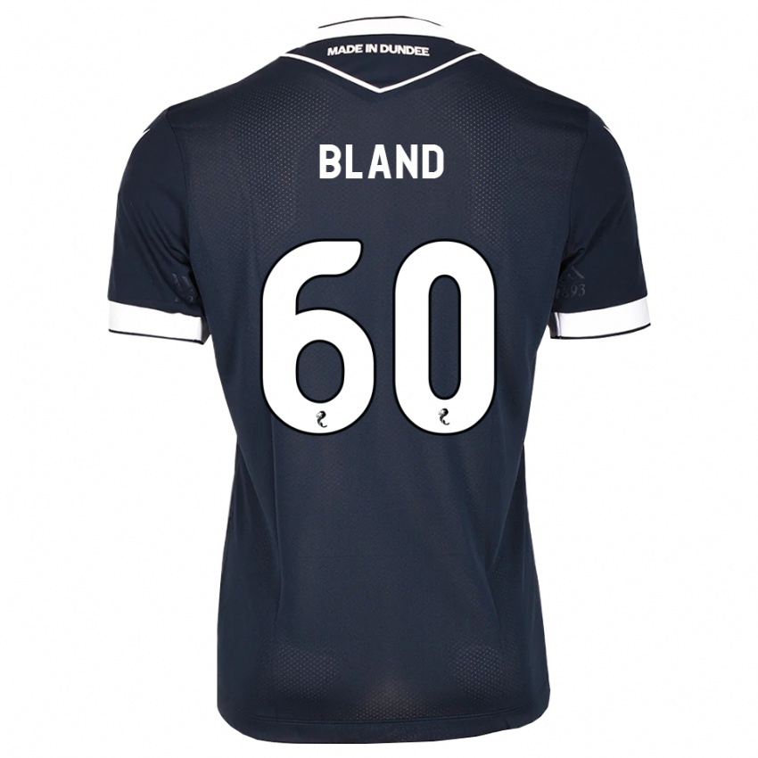 גברים Ryan Bland #60 כחול חצות לבן ג'רזי ביתית 2026/27 חולצה קצרה