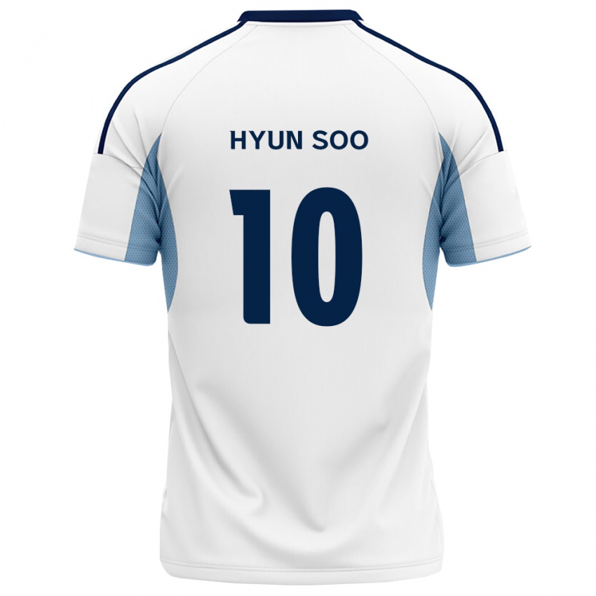 גברים Hyun-Soo Park #10 כחול מלכותי לבן הרחק ג'רזי 2026/27 חולצה קצרה