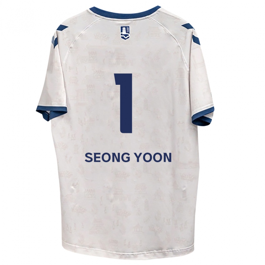 גברים Seong-Yoon Kim #1 כחול מלכותי לבן הרחק ג'רזי 2026/27 חולצה קצרה