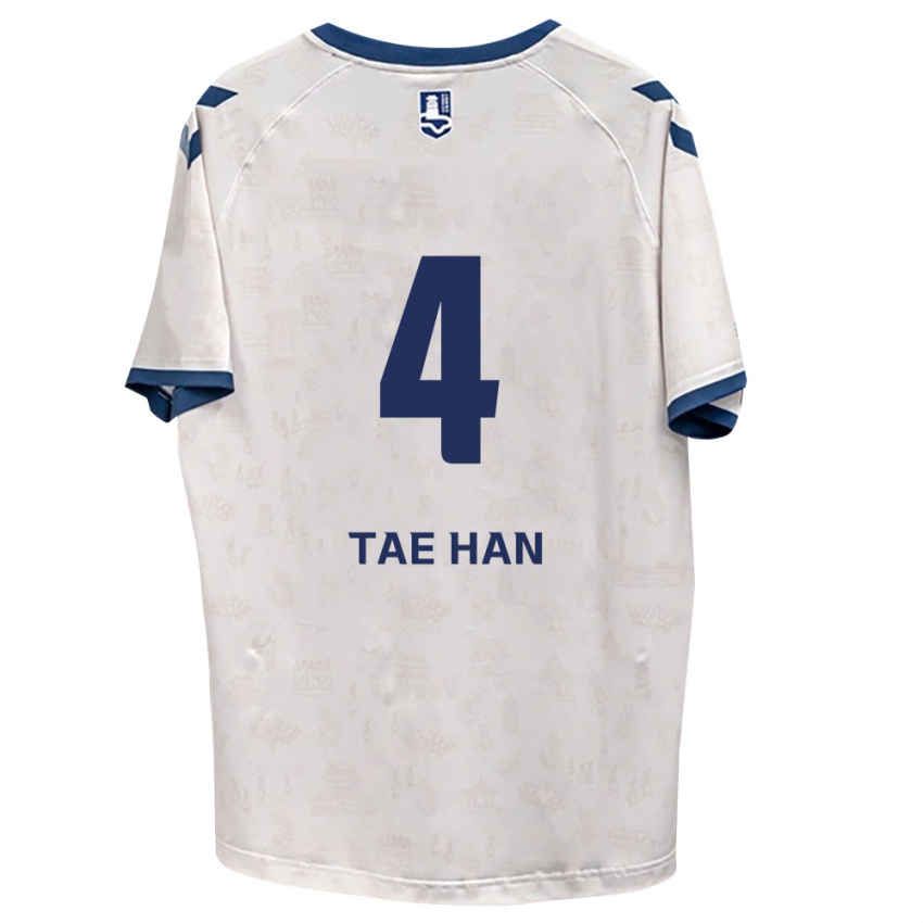 גברים Tae-Han Kim #4 כחול מלכותי לבן הרחק ג'רזי 2026/27 חולצה קצרה