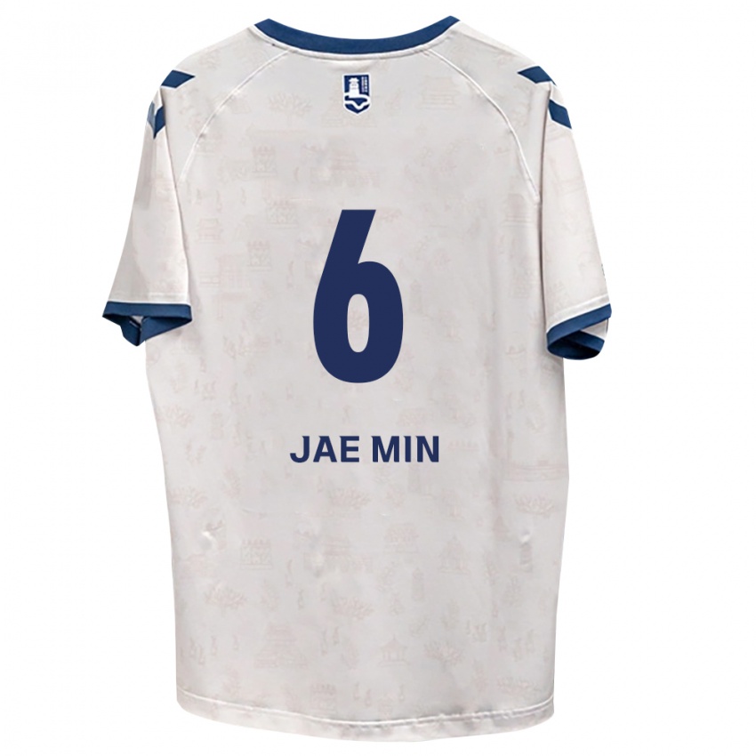 גברים Jae-Min Chun #6 כחול מלכותי לבן הרחק ג'רזי 2026/27 חולצה קצרה