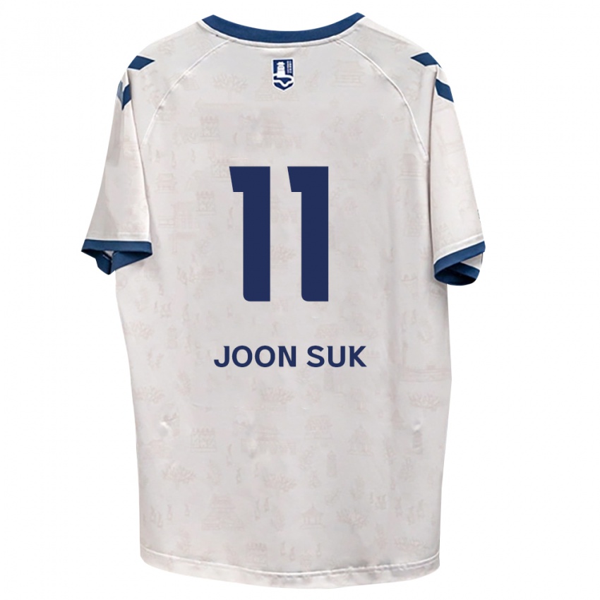 גברים Joon-Suk Lee #11 כחול מלכותי לבן הרחק ג'רזי 2026/27 חולצה קצרה