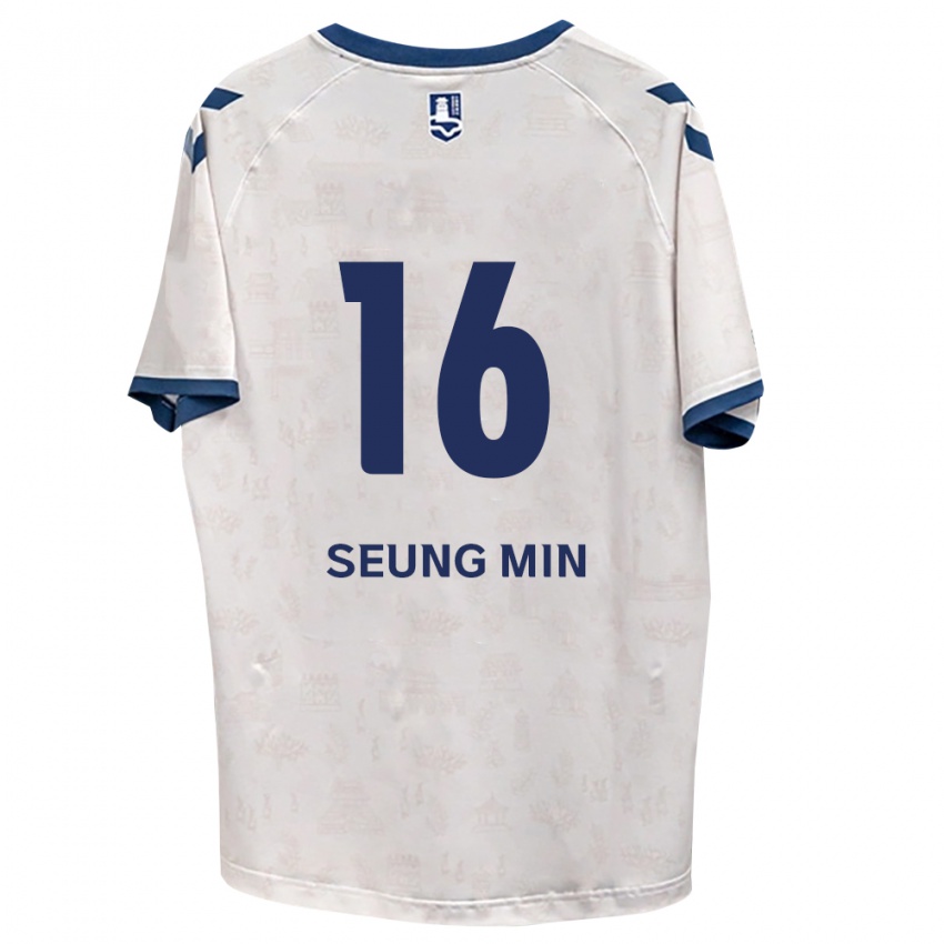 גברים Seung-Min Hwang #16 כחול מלכותי לבן הרחק ג'רזי 2026/27 חולצה קצרה