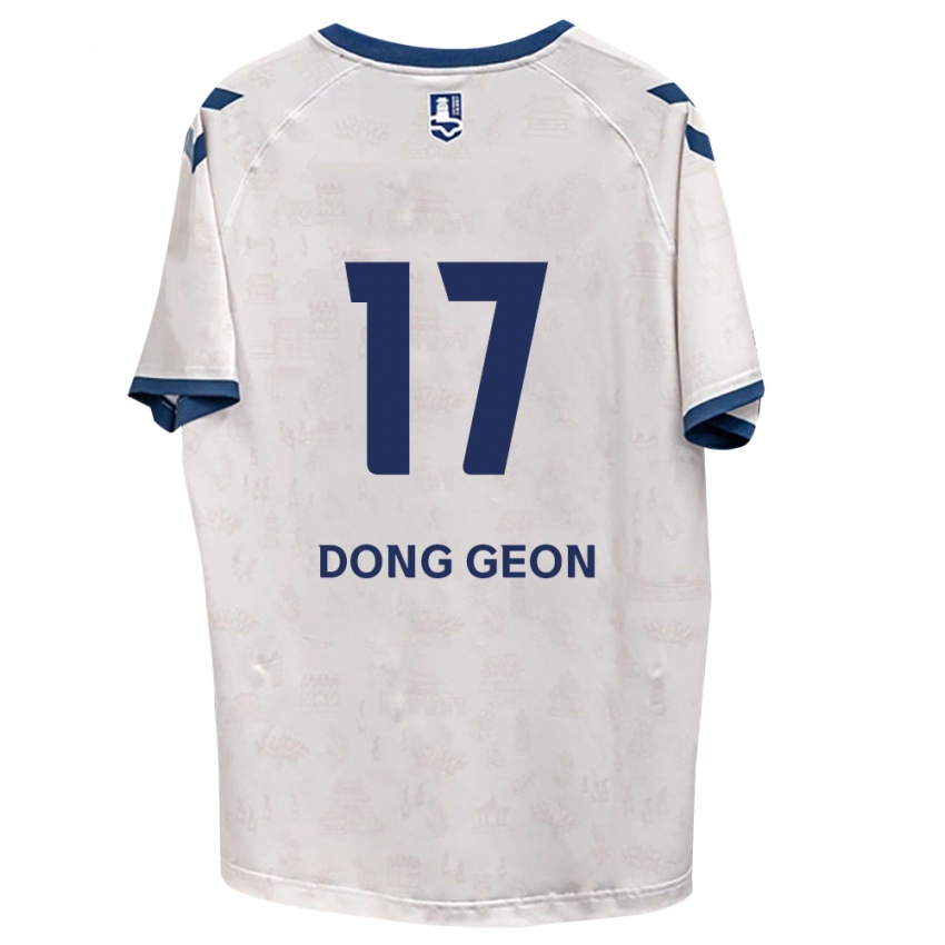 גברים Dong-Geon No #17 כחול מלכותי לבן הרחק ג'רזי 2026/27 חולצה קצרה