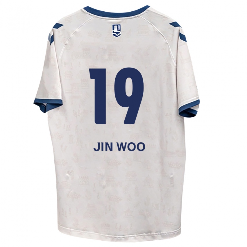 גברים Jin-Woo Lee #19 כחול מלכותי לבן הרחק ג'רזי 2026/27 חולצה קצרה