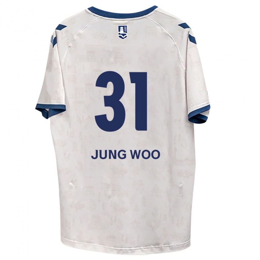 גברים Jung-Woo Moon #31 כחול מלכותי לבן הרחק ג'רזי 2026/27 חולצה קצרה