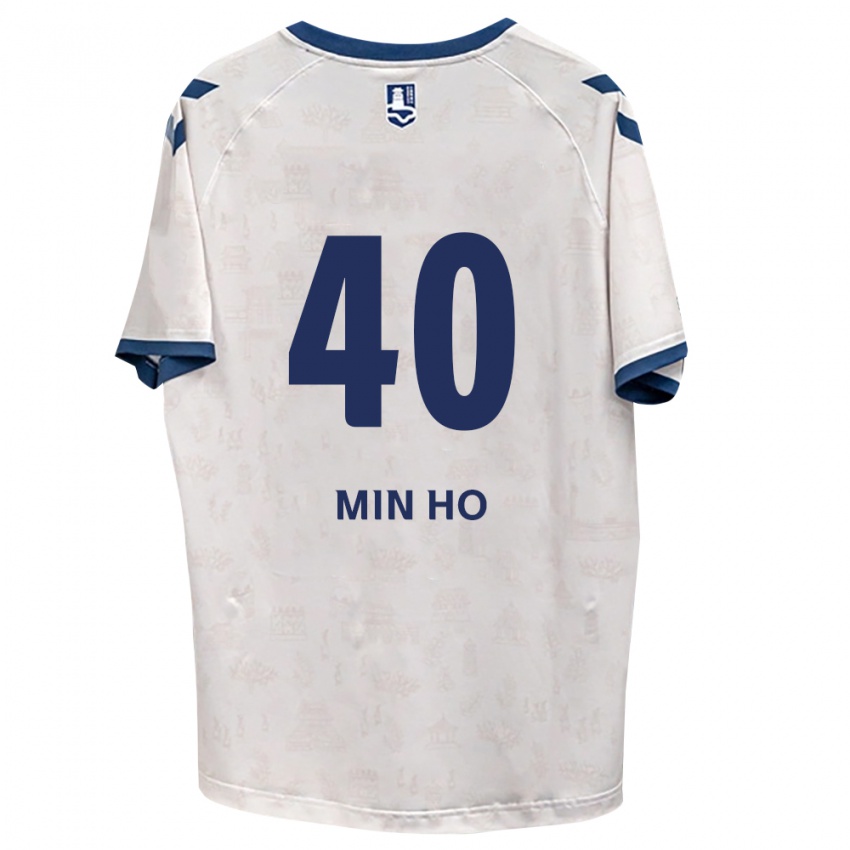 גברים Min-Ho Kim #40 כחול מלכותי לבן הרחק ג'רזי 2026/27 חולצה קצרה