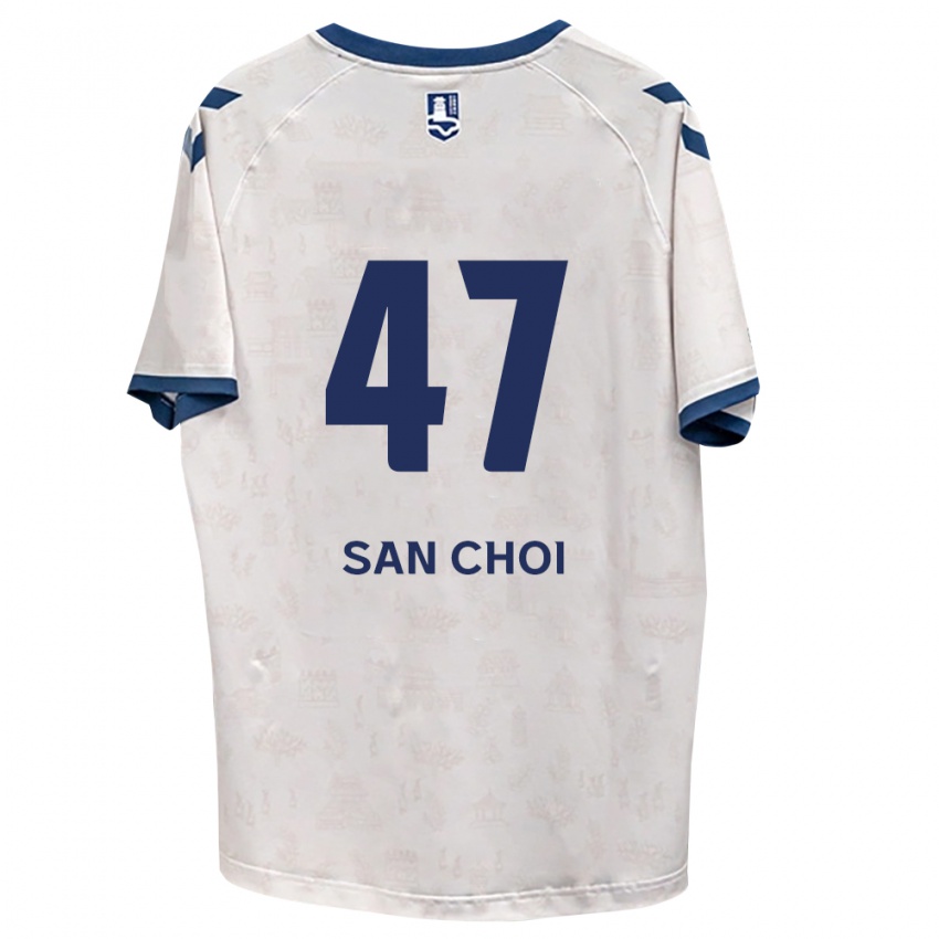 גברים San Choi #47 כחול מלכותי לבן הרחק ג'רזי 2026/27 חולצה קצרה