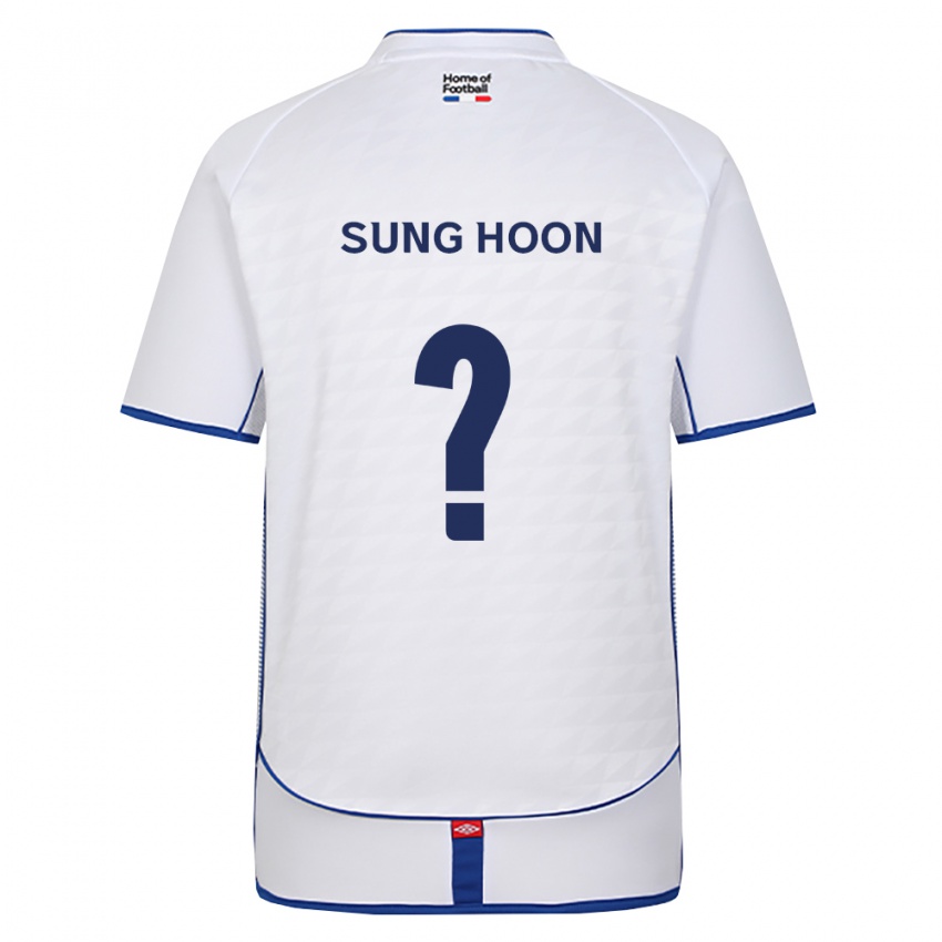גברים Sung-Hoon Kwak #0 שחור לבן אדום הרחק ג'רזי 2026/27 חולצה קצרה