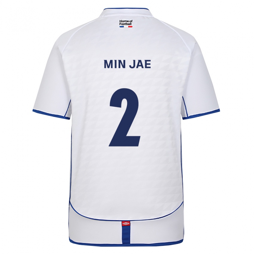 גברים Min-Jae Cho #2 שחור לבן אדום הרחק ג'רזי 2026/27 חולצה קצרה