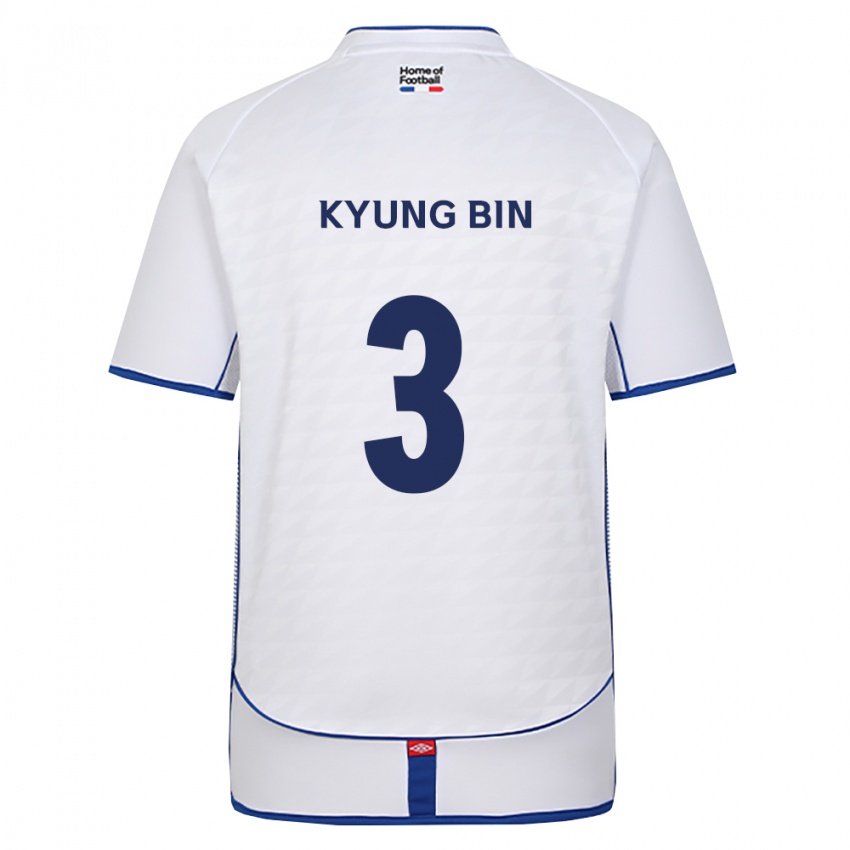 גברים Kyung-Bin Mo #3 שחור לבן אדום הרחק ג'רזי 2026/27 חולצה קצרה