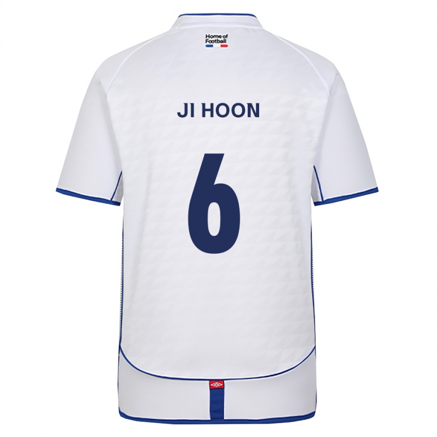 גברים Ji-Hoon Lim #6 שחור לבן אדום הרחק ג'רזי 2026/27 חולצה קצרה