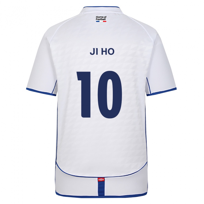 גברים Ji-Ho Lee #10 שחור לבן אדום הרחק ג'רזי 2026/27 חולצה קצרה