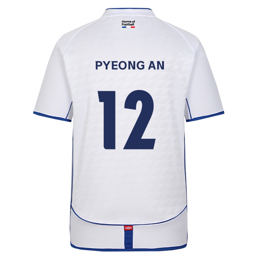 גברים Pyeong-An Lee #12 שחור לבן אדום הרחק ג'רזי 2026/27 חולצה קצרה