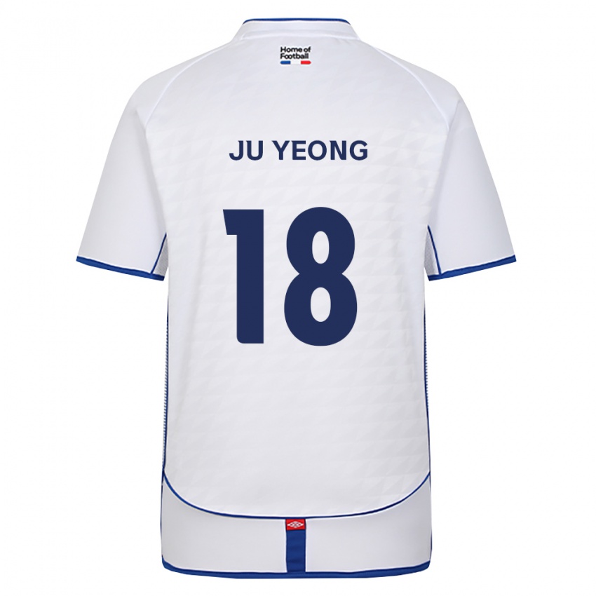 גברים Ju-Yeong Park #18 שחור לבן אדום הרחק ג'רזי 2026/27 חולצה קצרה