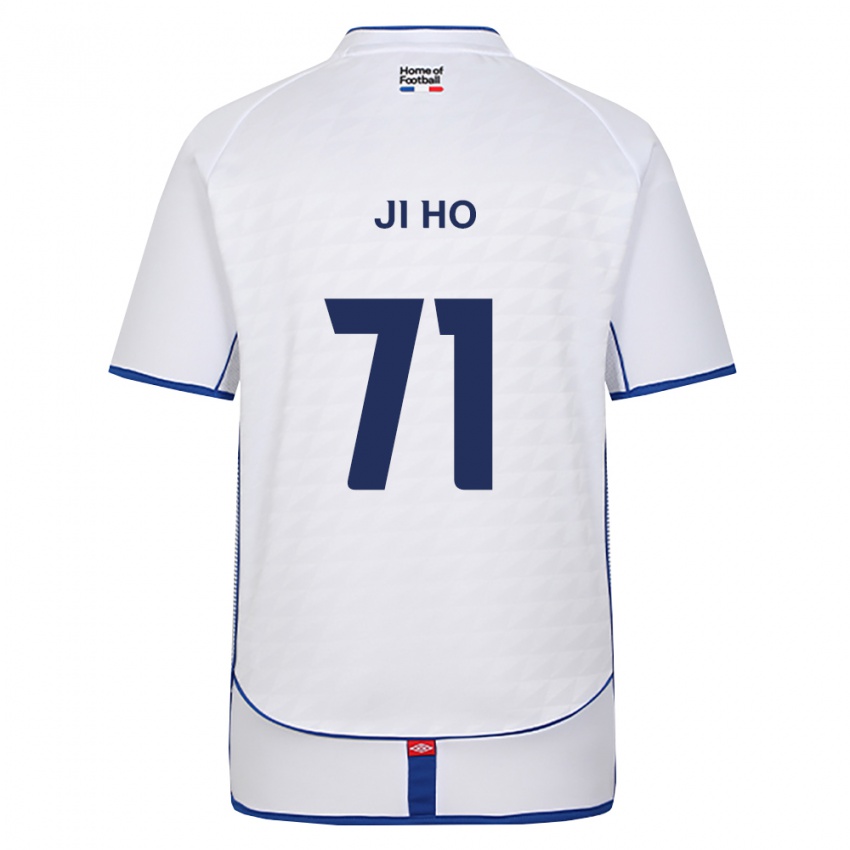 גברים Ji-Ho Kim #71 שחור לבן אדום הרחק ג'רזי 2026/27 חולצה קצרה