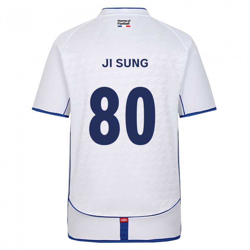 גברים Ji-Sung Kim #80 שחור לבן אדום הרחק ג'רזי 2026/27 חולצה קצרה