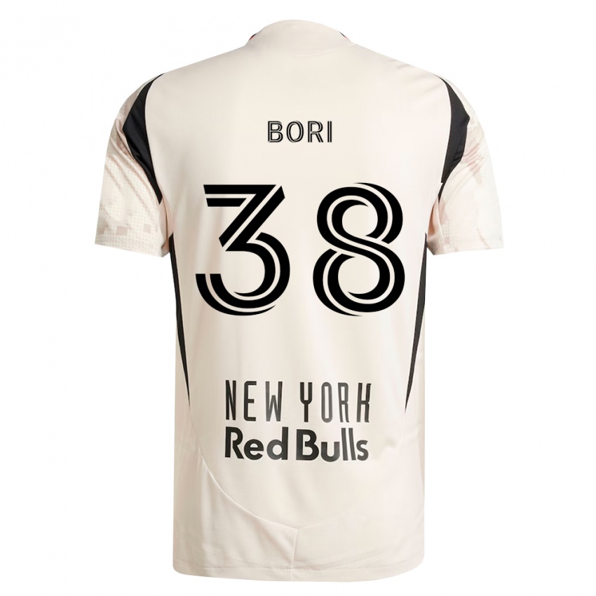 גברים Jason Bori #38 לבן מחוץ לאדום שחור הרחק ג'רזי 2026/27 חולצה קצרה
