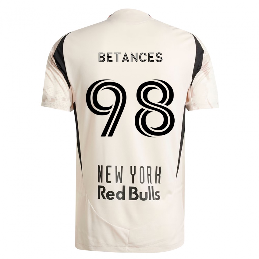 גברים Aidan Betances #98 לבן מחוץ לאדום שחור הרחק ג'רזי 2026/27 חולצה קצרה