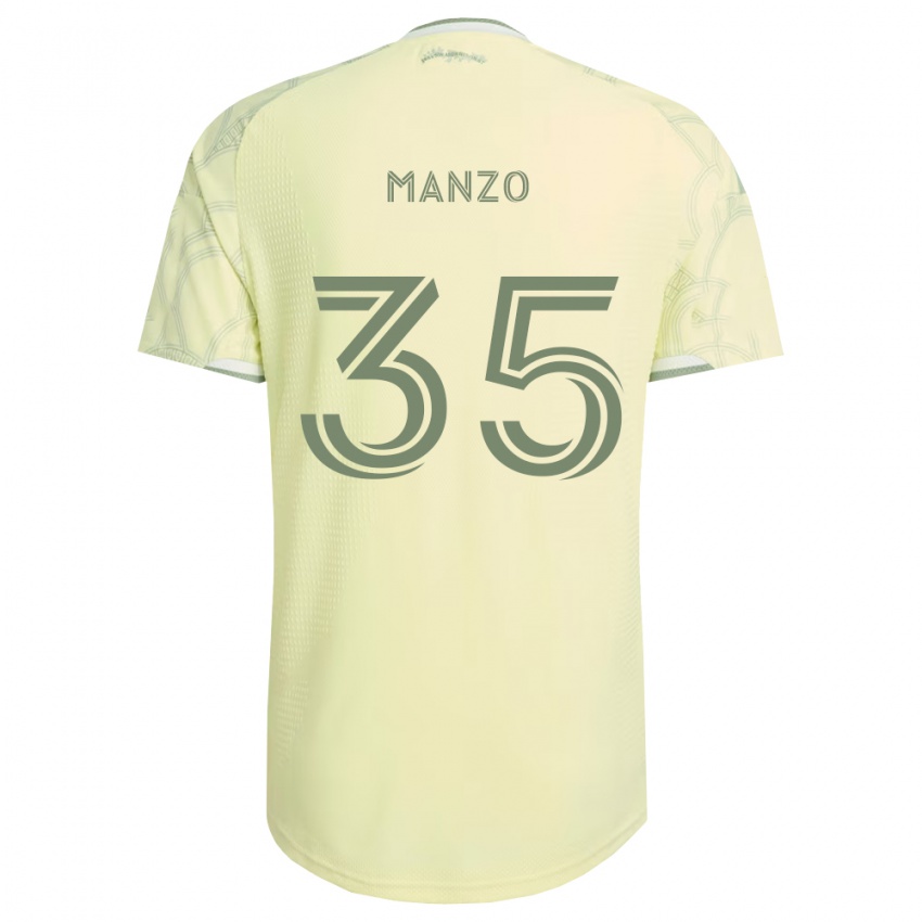 גברים Alexis Manzo #35 בז' לבן הרחק ג'רזי 2026/27 חולצה קצרה