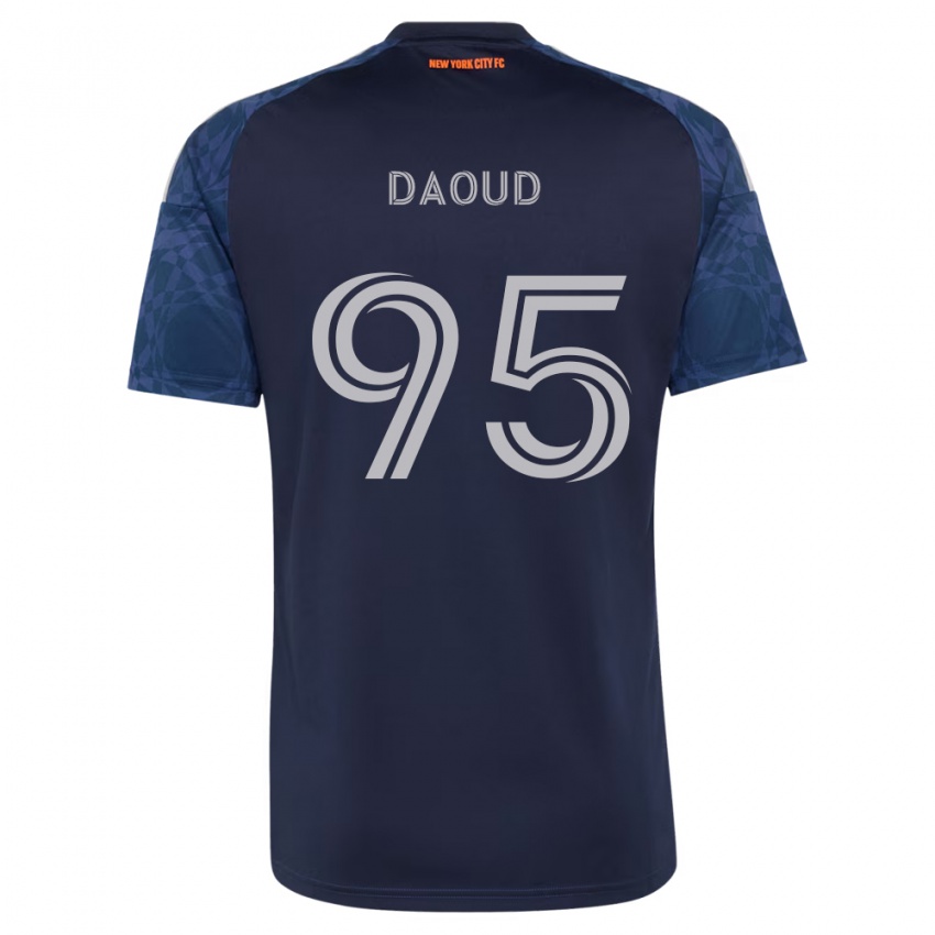 גברים Rami Daoud #95 כחול עמוק לבן הרחק ג'רזי 2026/27 חולצה קצרה