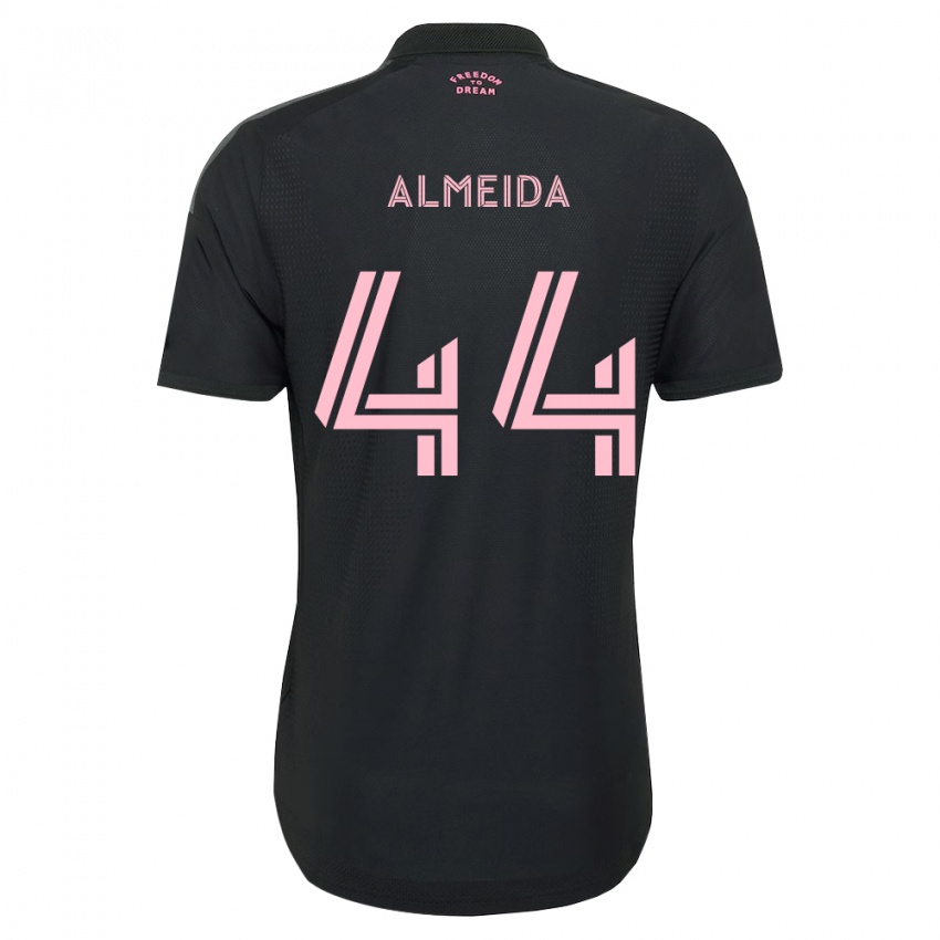 גברים Nicholas Almeida #44 ורוד שחור לבן הרחק ג'רזי 2026/27 חולצה קצרה