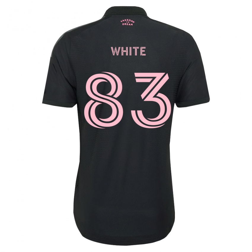 גברים Rondell White #83 ורוד שחור לבן הרחק ג'רזי 2026/27 חולצה קצרה