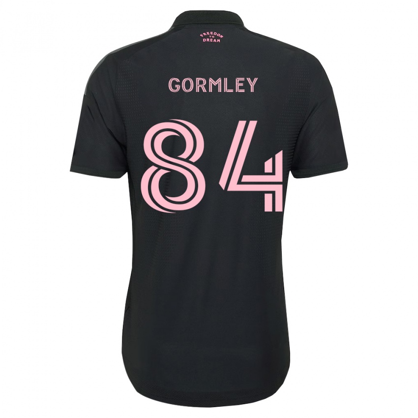 גברים Sean Gormley #84 ורוד שחור לבן הרחק ג'רזי 2026/27 חולצה קצרה