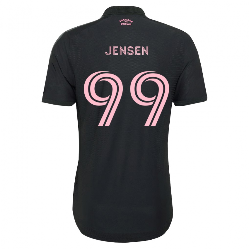 גברים קול ג'נסן #99 ורוד שחור לבן הרחק ג'רזי 2026/27 חולצה קצרה