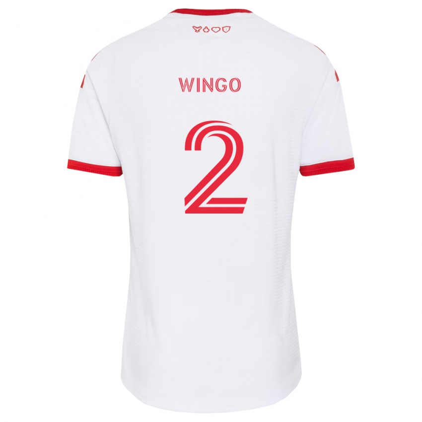 גברים הנרי וינגו #2 לבן אדום שחור הרחק ג'רזי 2026/27 חולצה קצרה