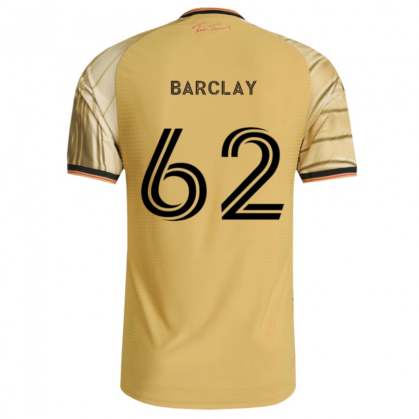 גברים Jemone Barclay #62 חום צהוב שחור הרחק ג'רזי 2026/27 חולצה קצרה